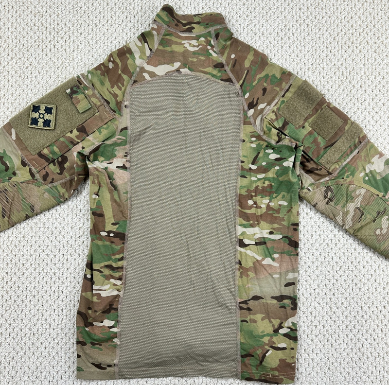 Army Combat Shirt Men M Flame Resistant Operational Camo 1/4 Zip FR Pullover USA gallery