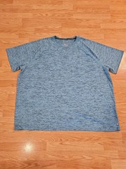 XERSION Men’s 4XL Teal/Black Athletic Performance T Shirt. RIM