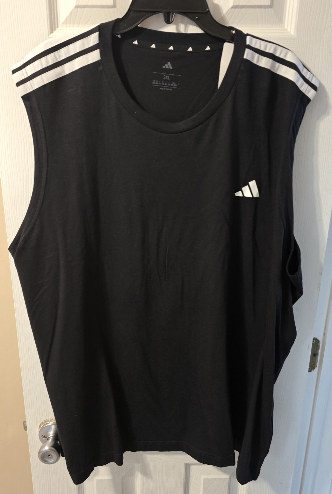 Adidas 3S CO SL Black & White Sports Training Tank Top KS7815 Basketball 3XL NEW gallery