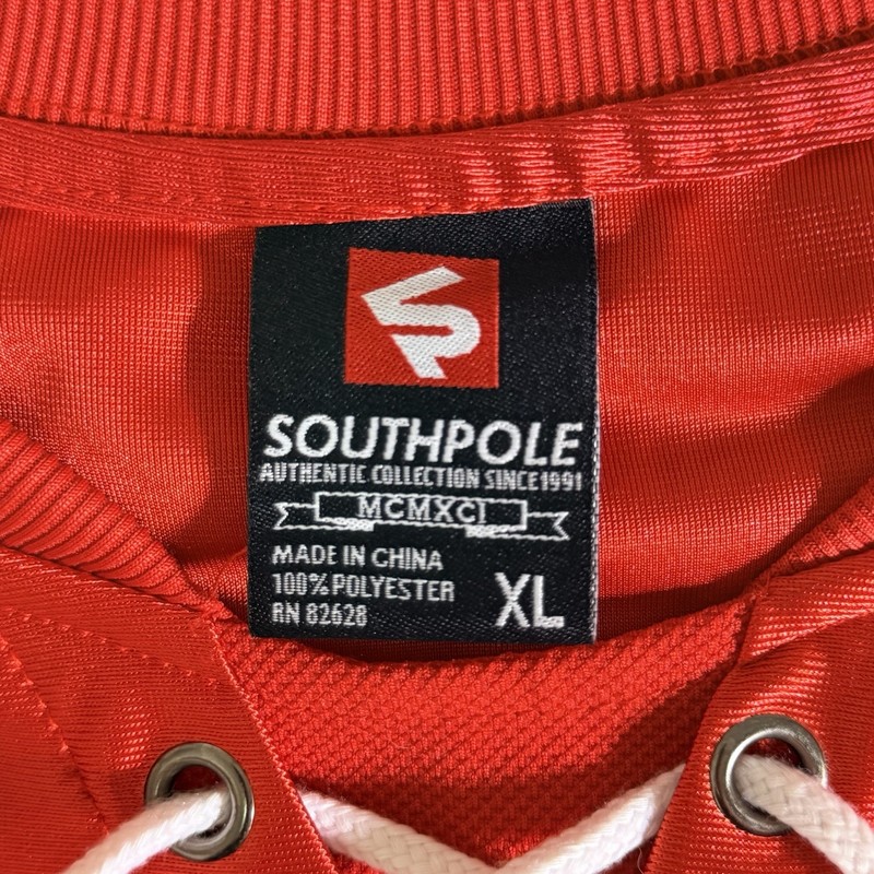 Vintage Southpole MCMXCI 1991 Red Hockey Jersey 1999 Athletic Collection Size XL gallery