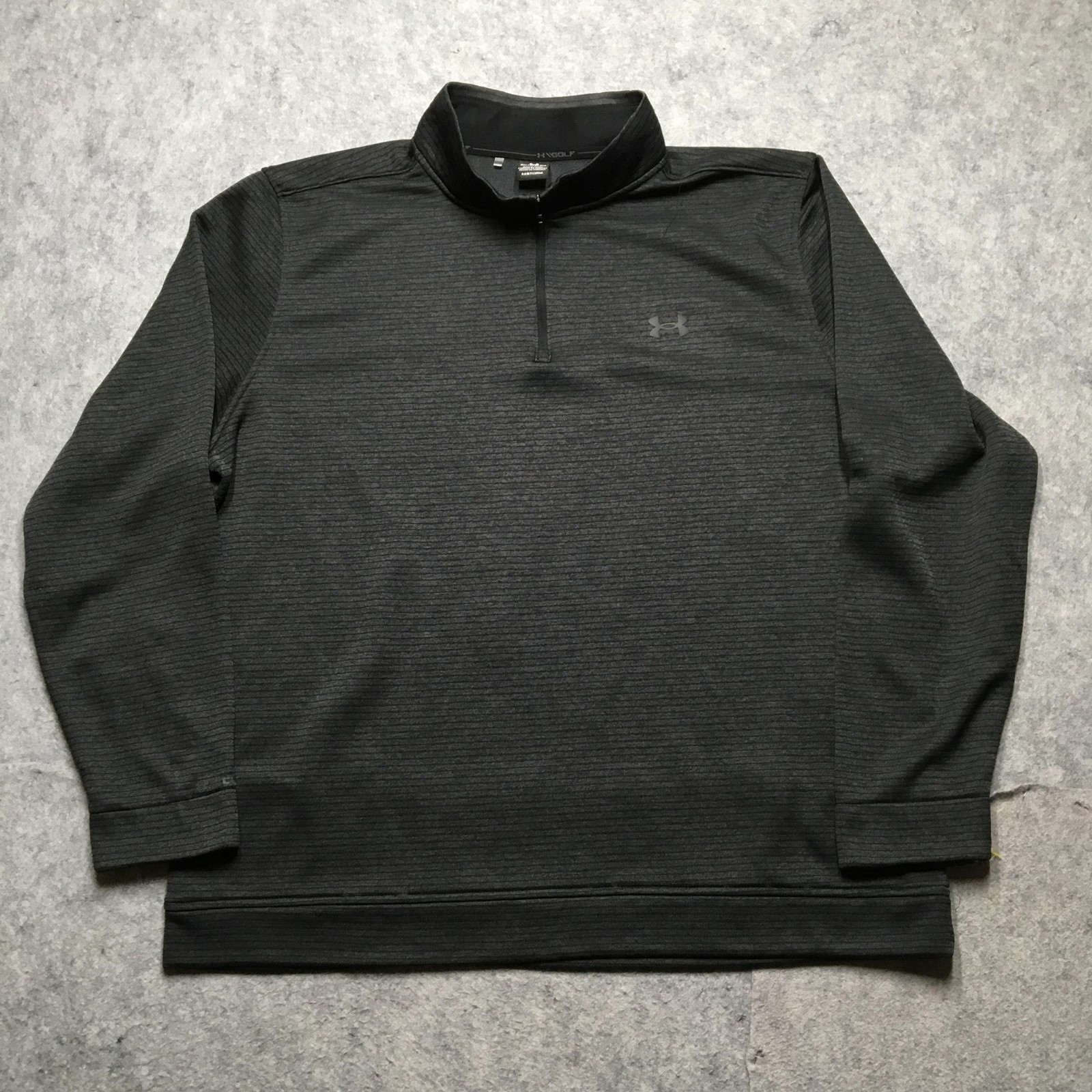 Under Armour Golf Pullover Mens 3XL Gray Storm 1/4 Zip Water Resistant Top gallery