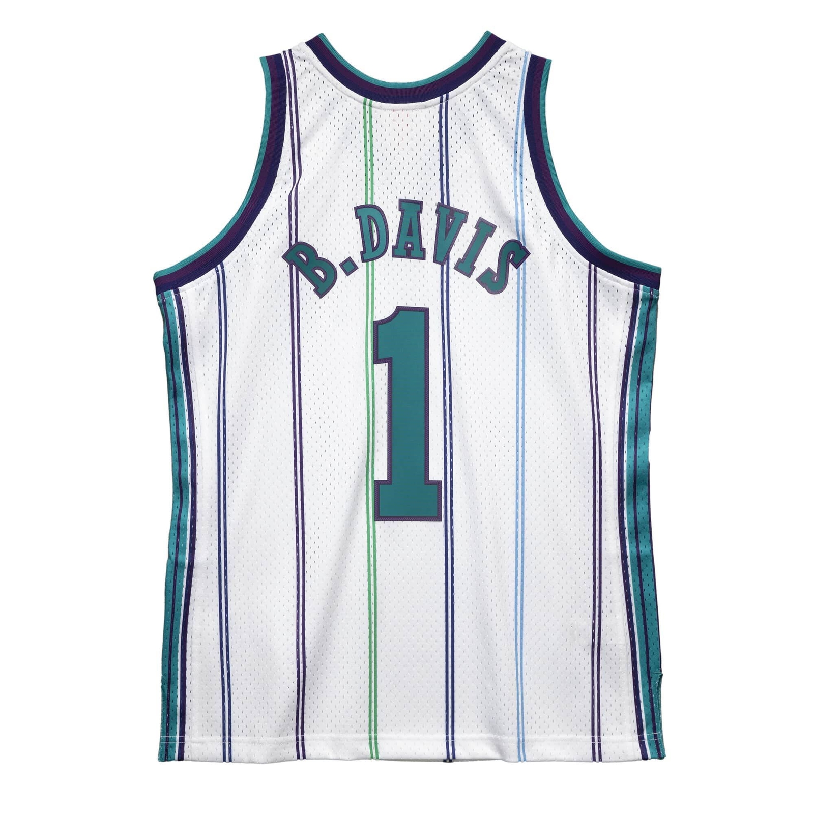 MITCHELL & NESS NBA SWINGMAN JERSEY CHARLOTTE HORNETS 1999 BARON DAVIS gallery