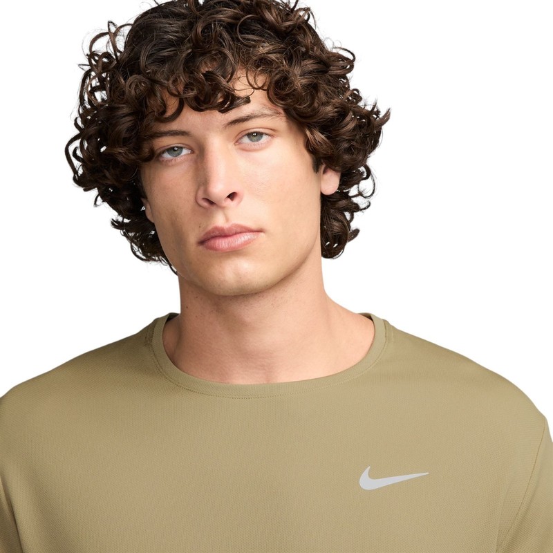 NIKE MENS DRI-FIT UV MILER RUNNING SHIRT PARACHUTE BEIGE SZ XL NWT $37 gallery