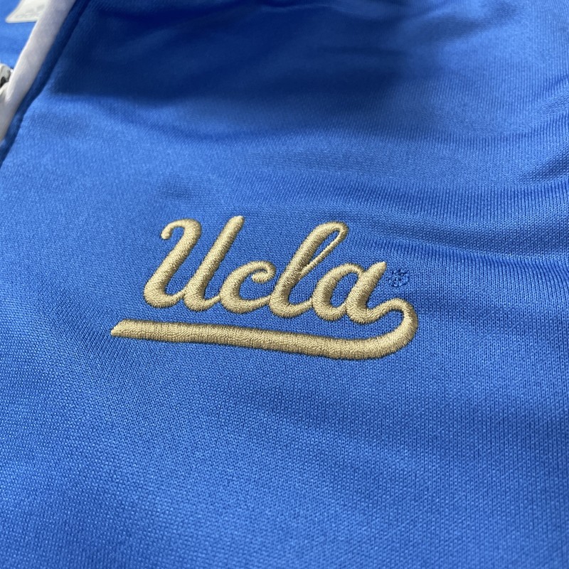 Adidas UCLA Bruins 1/4 Zip Pullover Men's Large Long Sleeve Blue Quarter Zip gallery