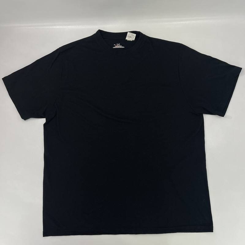 Under Armour Plaid Solid Black Athletic T-Shirt HeatGear Men's Size L Training gallery