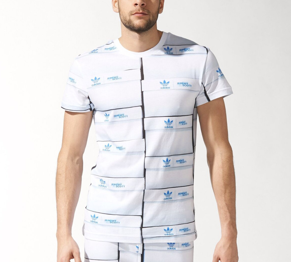 JEREMY SCOTT X ADIDAS S07179 Shoe Box Tee Shirt ( S ) gallery