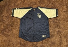 Vintage Y2K Fubu Sports Baseball League Jersey #05 Blue Black Men’s 4XL