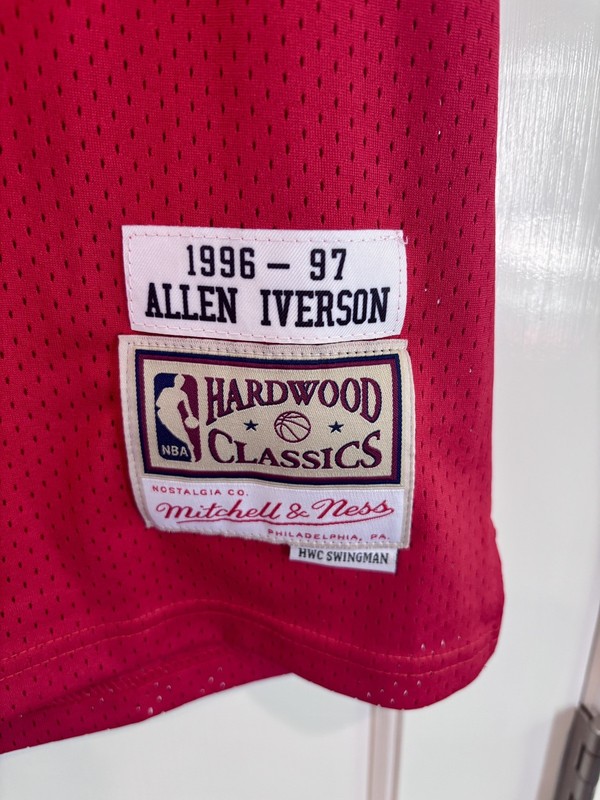 MITCHELL & NESS NBA AUTHENTIC JERSEY PHILADELPHIA 76ERS 96 ALLEN IVERSON gallery