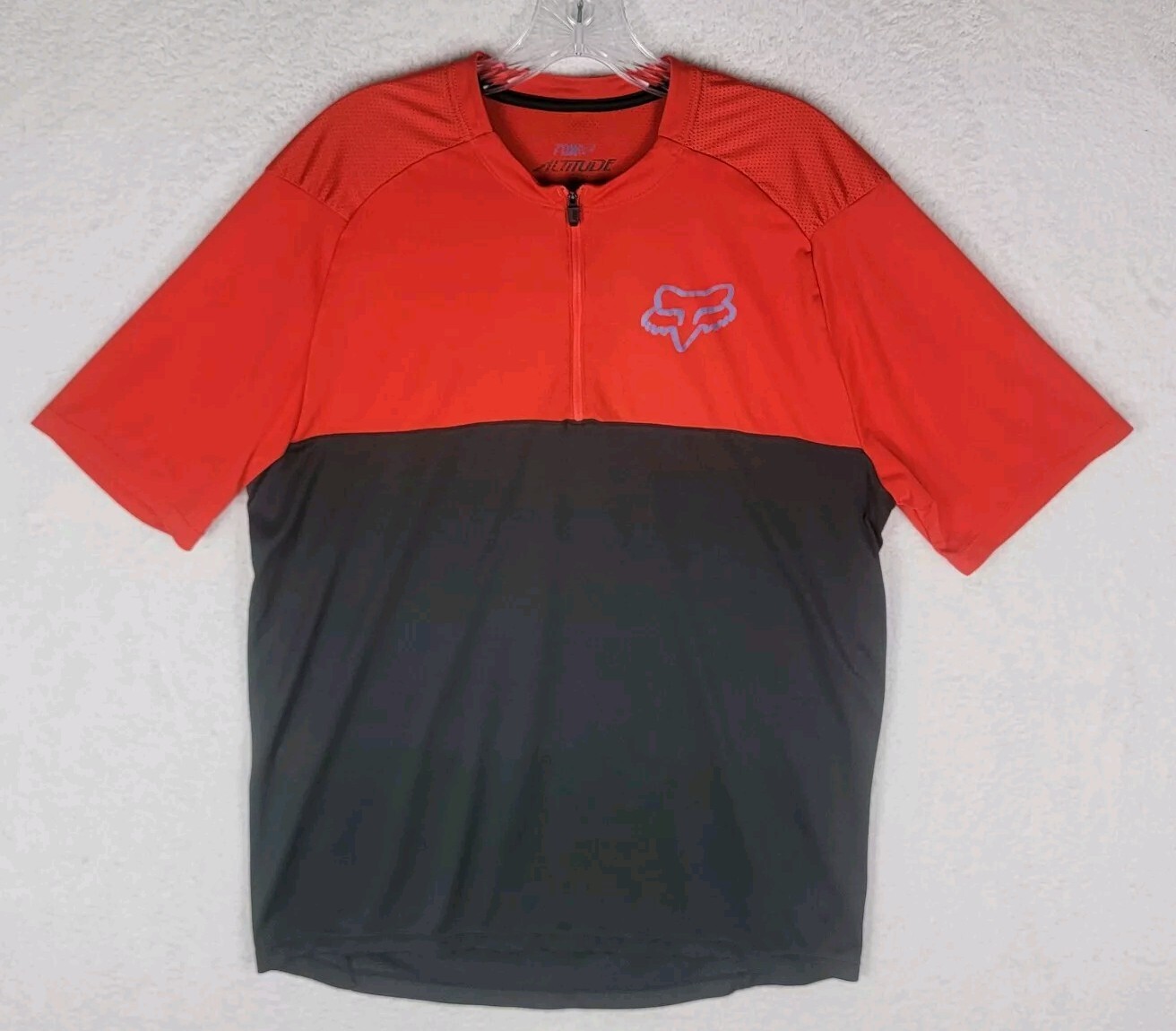 Fox Racing Altitude 1/4 Zip Short Sleeve Shirt Men's Size L gallery