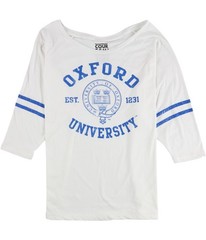 Courtship+Suitors Mens Oxford Graphic T-Shirt, White, Large