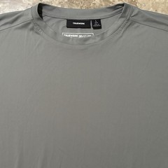 Truewerk B1 Sun Tee Shirt Mens Large Gray Short Sleeve Workwear Performance UPF
