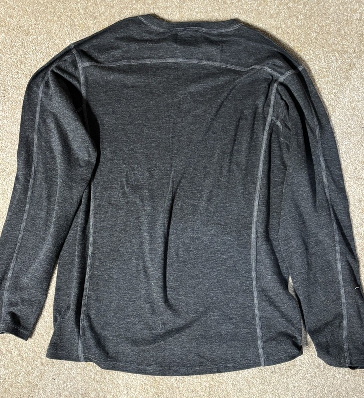 Carhartt Gray Force Wool Blend Base Layer Work Hike Outdoor Warmth Men’s Sz M gallery
