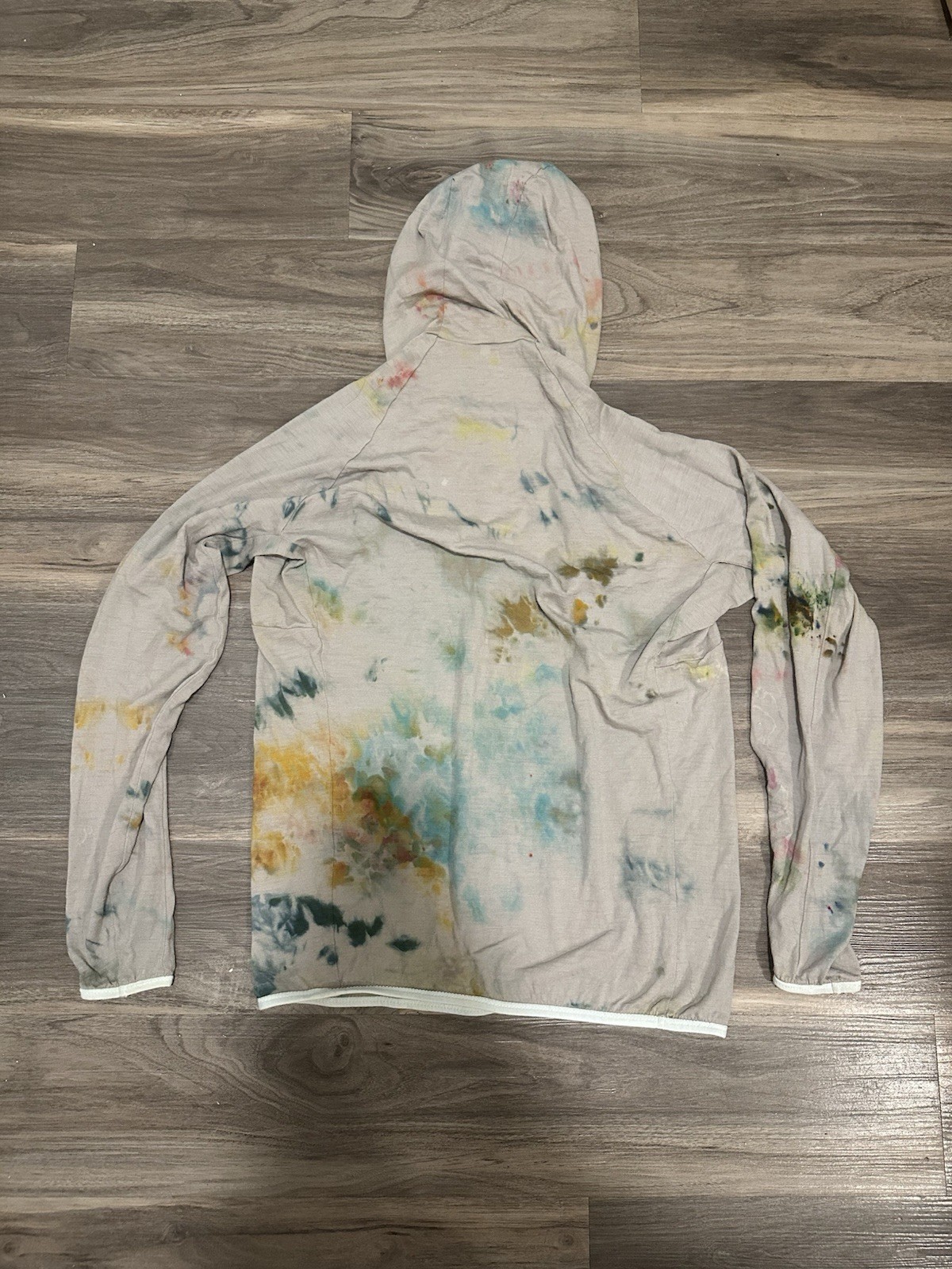 Senchi Designs Merino Wool Ice Dye Sun Hoodie Size Medium One of a Kind gallery