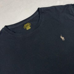 Polo Ralph Lauren Long Sleeve Shirt Mens L Black Classic Fit Logo Tagless