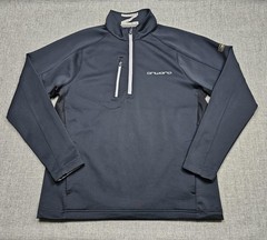Zero Restriction Pullover Mens Large Blue Tour Series 1/4 Zip Golf Performance