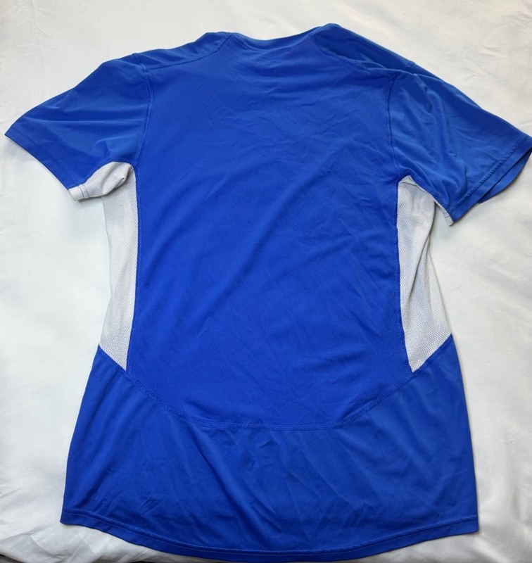 Nike Dri-Fit Men’s S Training Top Blue Jersey Embroidered Swoosh Run Summer gallery