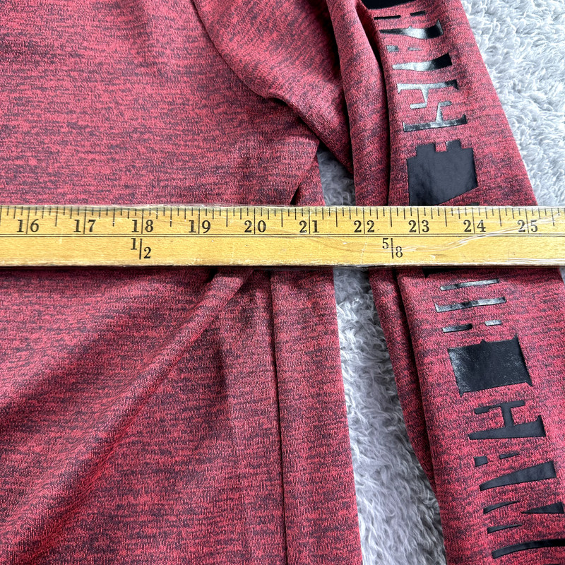 MSX Michael Strahan Shirt Mens Large Tall Red Athletic Long Sleeve Polyester gallery