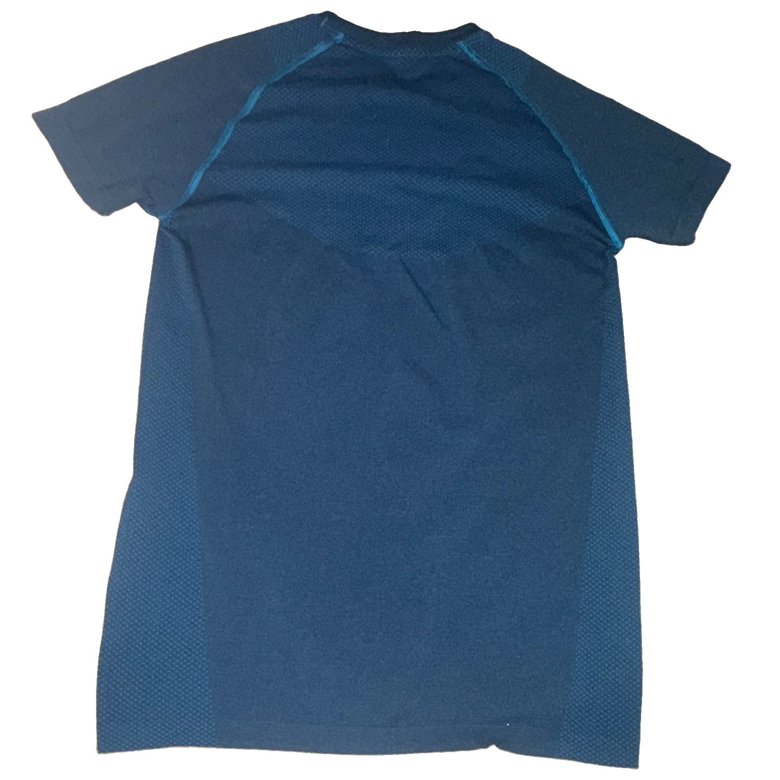 Gymshark Shirt Men Medium Blue OG Phantom Seamless Compression David Laid Gym gallery