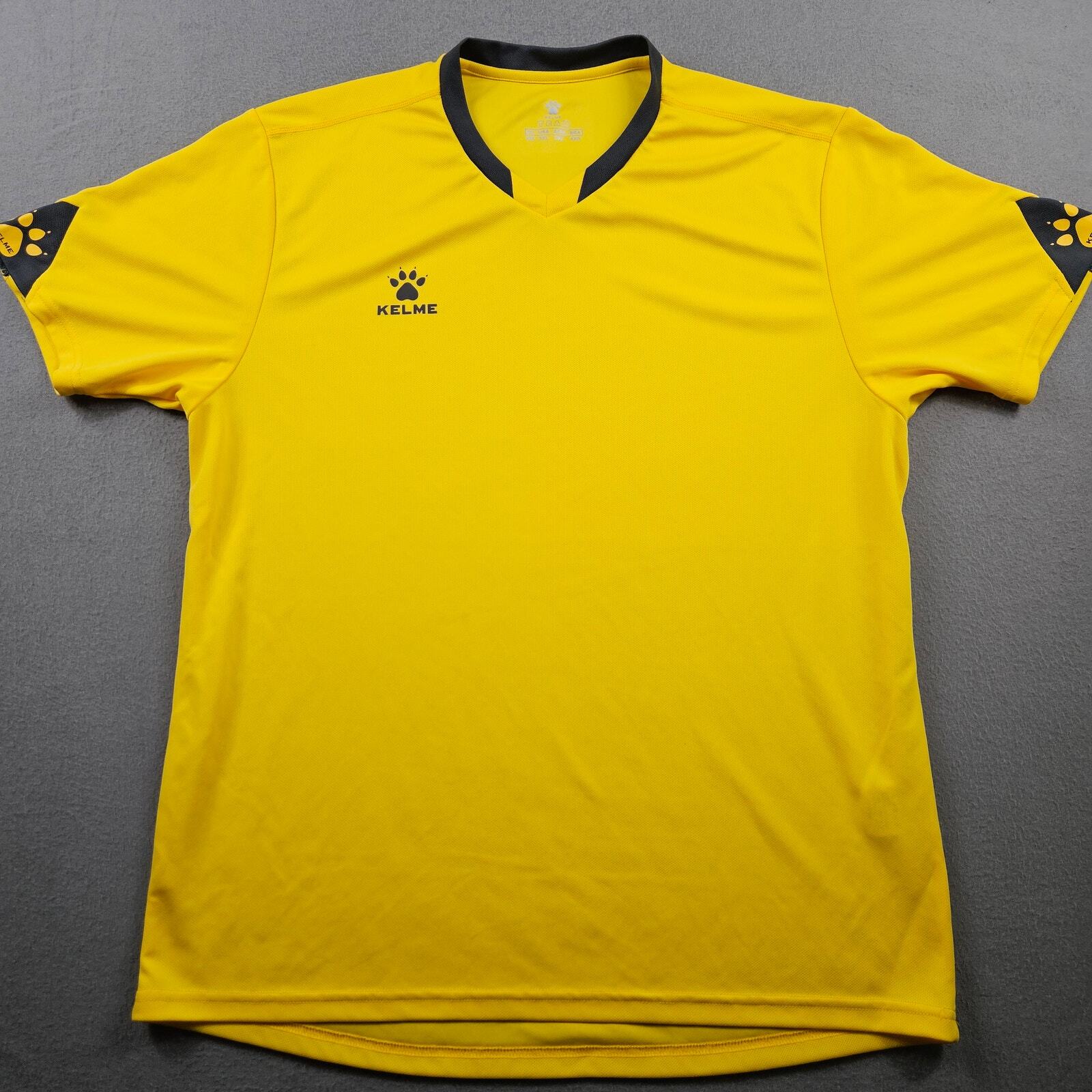 Kelme Soccer Jersey Yellow Blank Size 3XL USA gallery