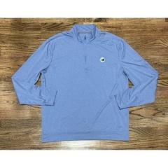 Johnnie-O Men’s Laguna Blue Flex Performance 1/4 Zip Pullover Golf Jacket Sz L
