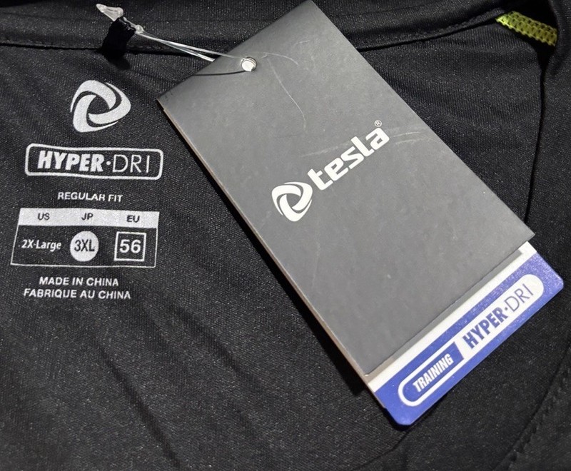 Tesla Training Hyper Dri Black Shirt Size 3XL New With Tags gallery