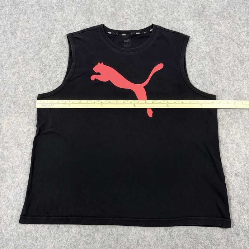 Puma Activewear Pullover Outdoor Sleeveless Tank Top Fits Men's Size XXL Black gallery
