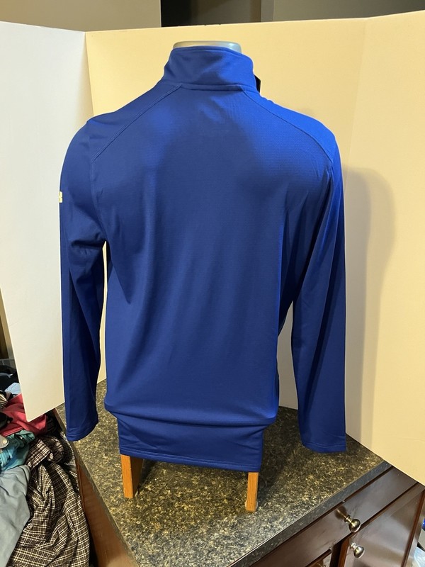 Under Armour Men’s LS 1/4 Zip Pullover Blue Polyester Small - NWT gallery