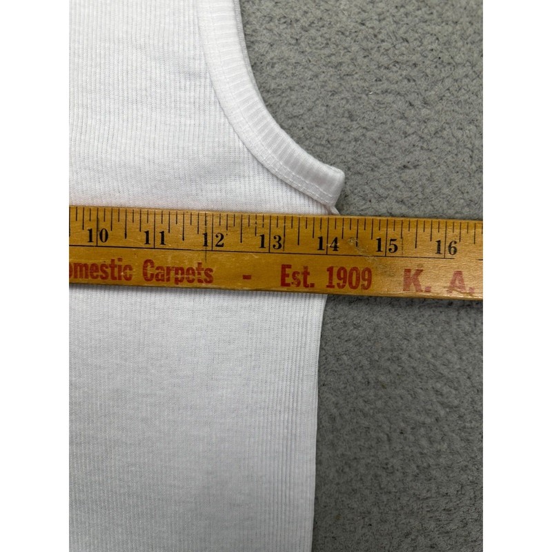 Spyder Shirt Men Medium White Tank Top Ribbed Activewear Sleeveless Stretch Logo gallery