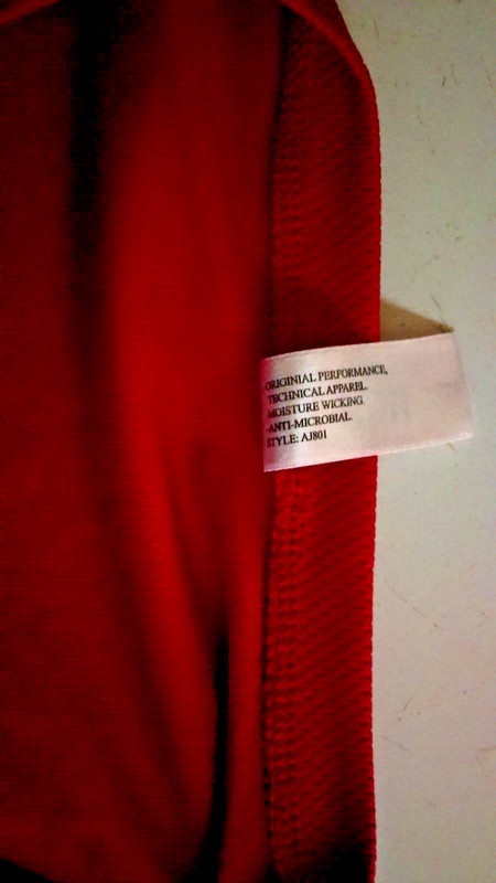 NEW! ATHLETIC Performance MOISTURE WICKING Mens M Red TShirt Anti-Microbial Dri gallery