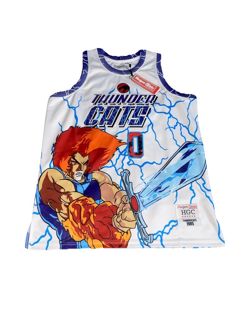 Thunder Cats 0 Headgear Classic Thundercats Lion-0 Est.1985. Mens Med.Jersey NWT