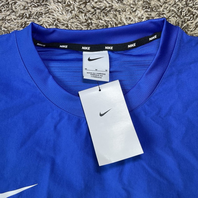 Nike Baseball Lightweight Player Pullover Mens Sz Medium Blue Dri-FIT FD4291-449 gallery