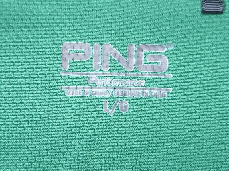 Baylor Bears Ping Performance 1/4 Zip Ranger Pullover L Green "B" Association gallery