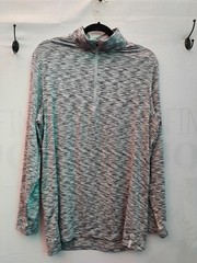 RBX XTrain Men’s XL Gray Long Sleeve Zip Neck Active Wear Shirt