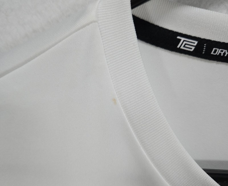 Tek Gear Dry Tek Performance Moisture Wicking White Short Sleve T-Shirt Size L gallery