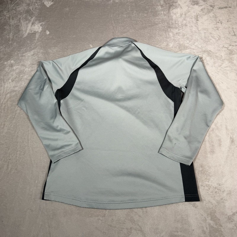 Alo Yoga Shirt Mens Extra Large Gray 1/4 Zip Long Sleeve Athletic Coolfit gallery