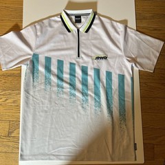Streetx Athletics Men’s Xl Polo 1/4 Zip Retro White Blue Green Blk.