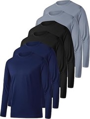 Polera Manga Larga 6 Poleras anti UV Proteccion Solar UPF 50+ SPF Playeras Shirt