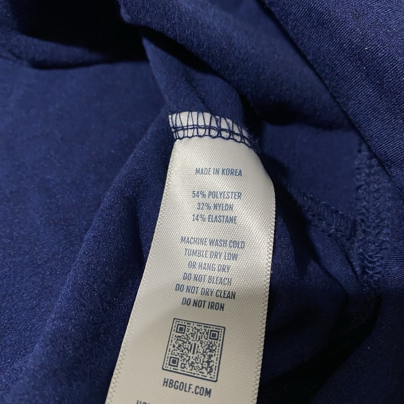 Holderness & Bourne Pullover Mens Large Blue Dry Luxe Performance Tailored Fit gallery