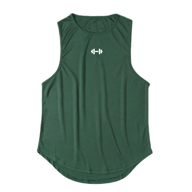 Summer Men's Gym Tank Top Fitness Training Clothing Quick-drying Loose gallery