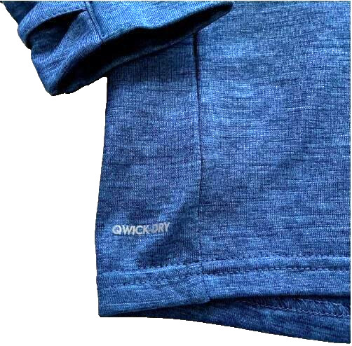 Skora Men's Pullover Workout Shirt Blue 1/4 Zip Top Qwick Dry gallery
