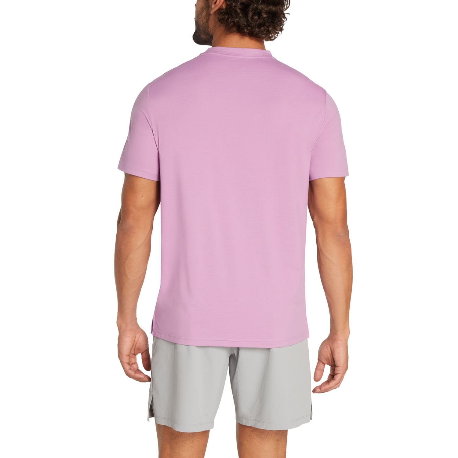 GapFit Men's Short Sleeve Performance Tee Size LARGE Purple BRAND NEW gallery