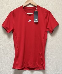 Adidas Men’s Techfit Training T-Shirt Red Color Size M
