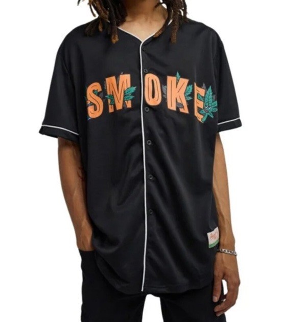 Reason Men Smoke Baseball Jersey (Black) gallery