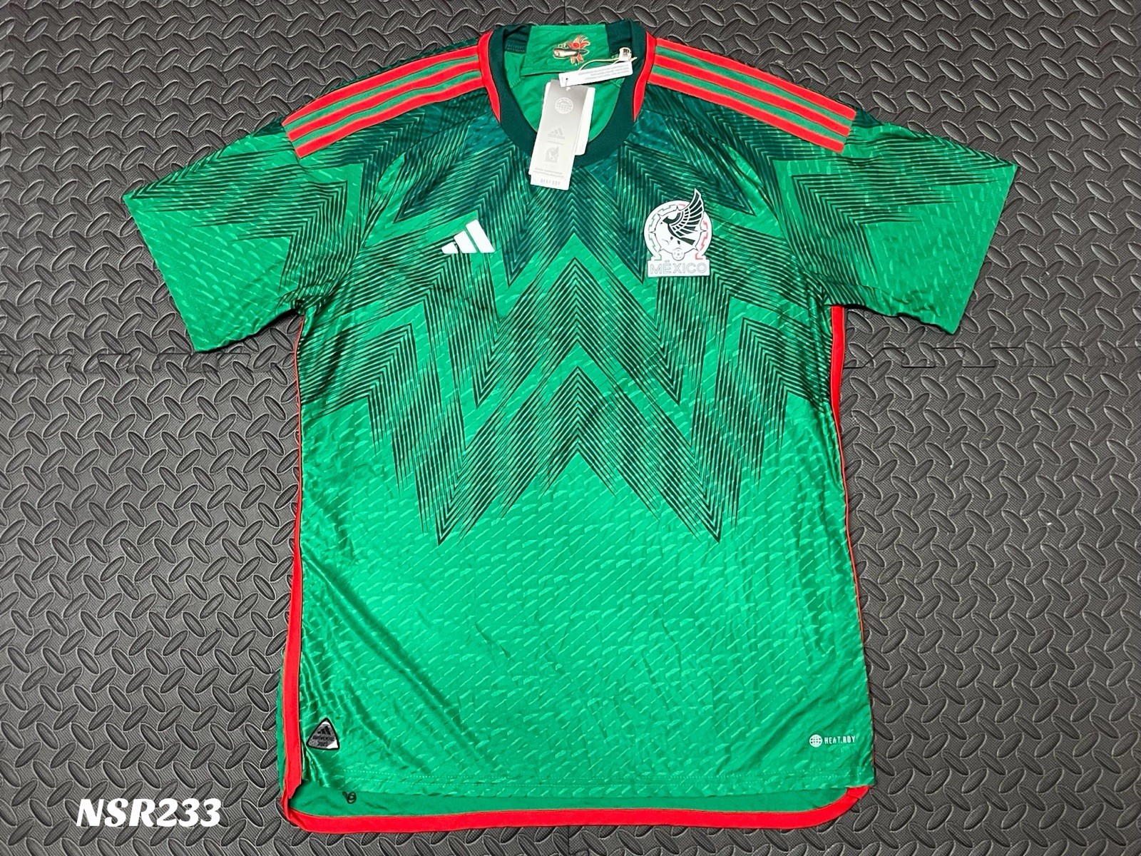ADIDAS MEXICO 2022 HOME AUTHENTIC FIFA WORLD CUP QATAR JERSEY HD6898 SIZE XL NEW gallery
