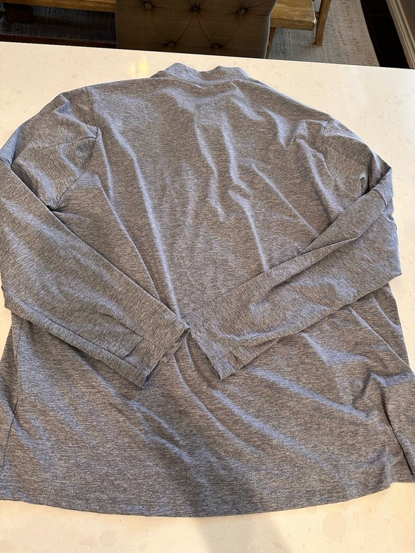 Nike Element 2.0 1/4 Zip Reflective Running Top Size 2XL Smoke Grey NWT gallery