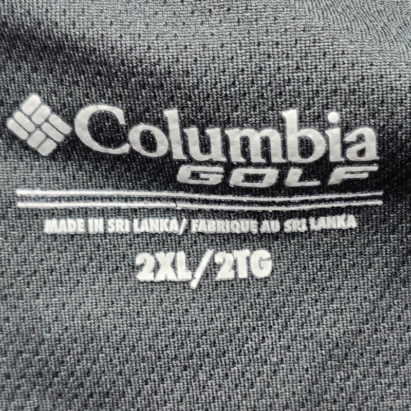 Columbia Omni-Wick Shotgun 1/4 Zip Pullover Mens 2XL XXL Black UGA Georgia Golf gallery