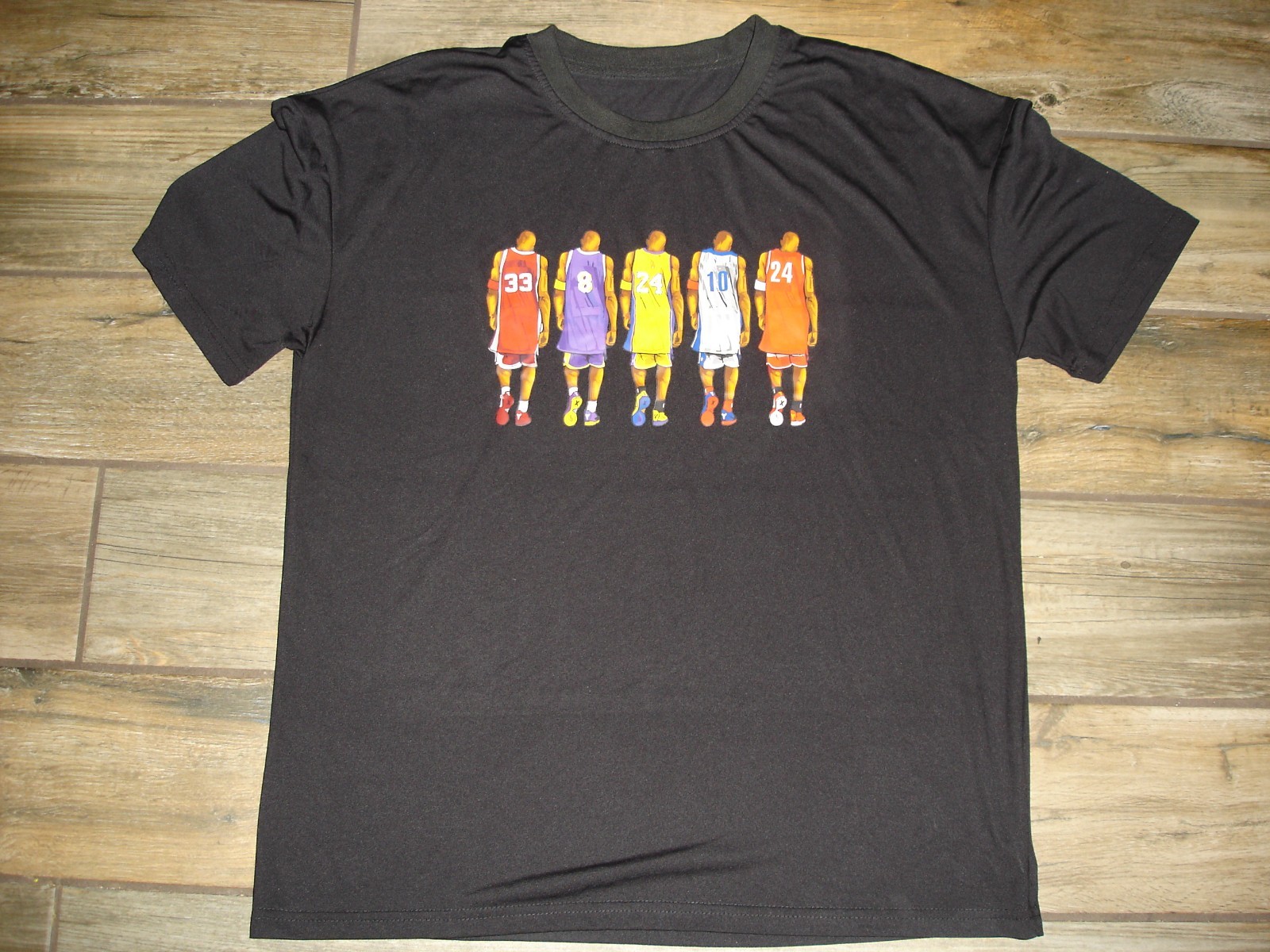 basketball LEGEND black mamba black t-shirt multi jerseys Kobe men's (M) medium gallery