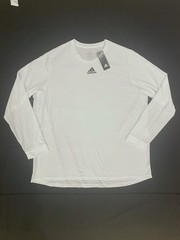 NWT ADIDAS Men’s Creator Regular Fit Long-Sleeve Tee Shirt EK0135 Size 2XL WHITE