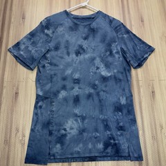 Lululemon Always Agile Short Sleeve Mens M Diamond Dye True Navy Chambray