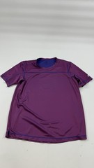 Adidas Shirt Mens Large Purple Primeblue Aeroready Athletic Running Tee